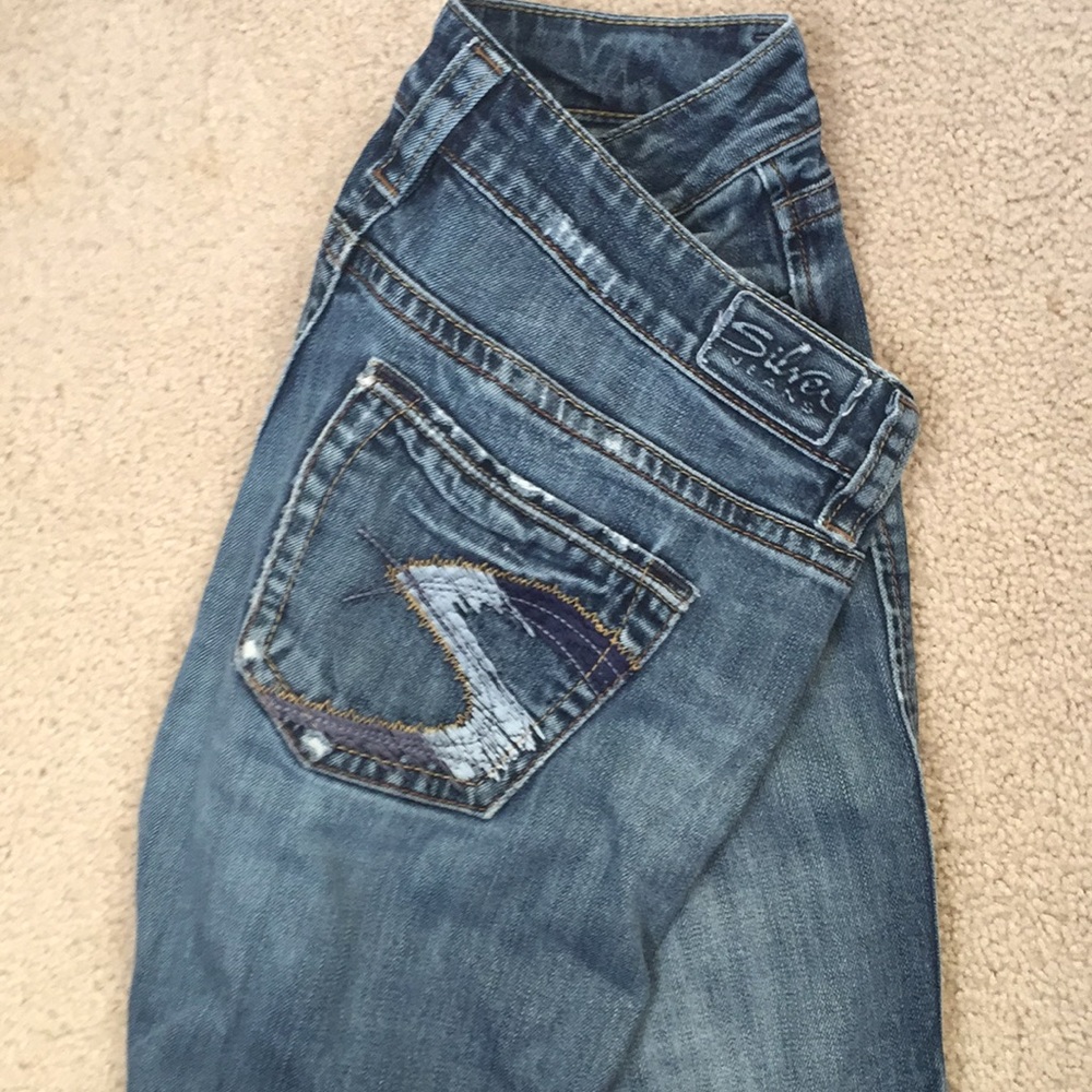 Silver Lola boot cut jeans